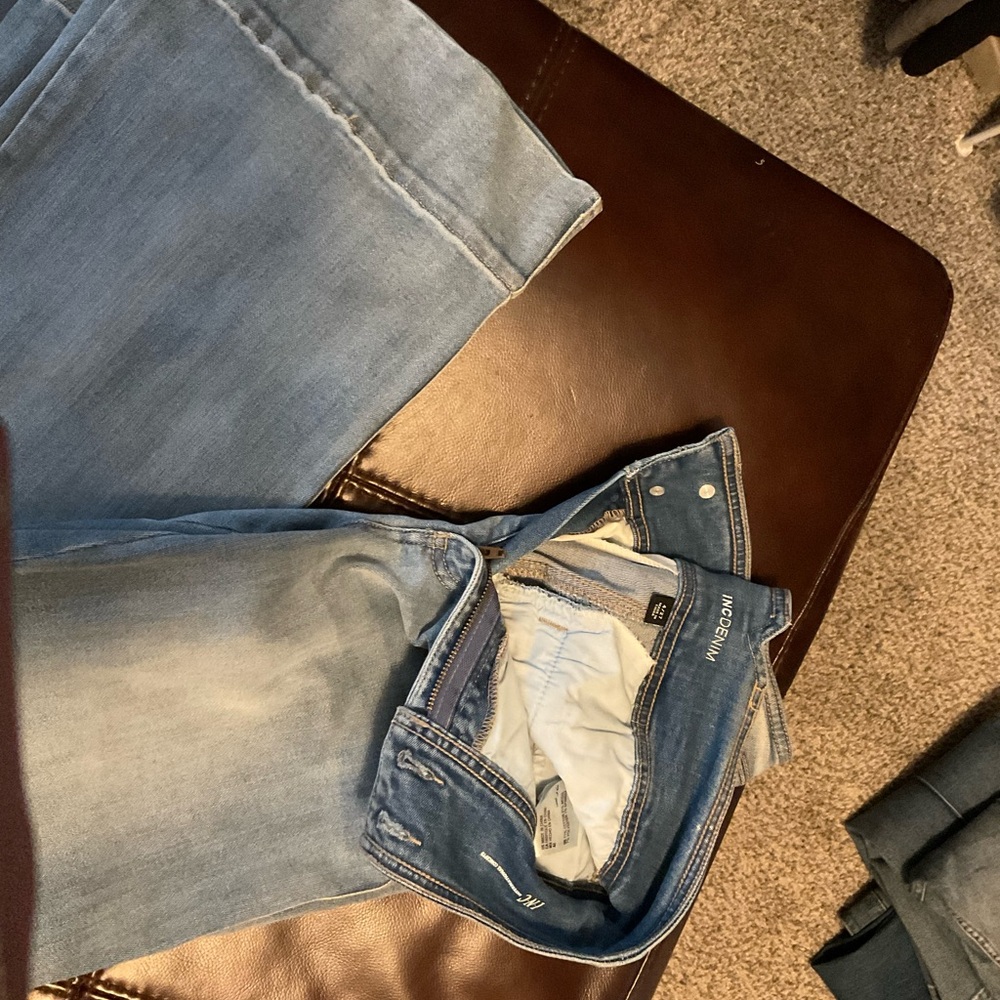 Women's Light Blue Flare Jeans